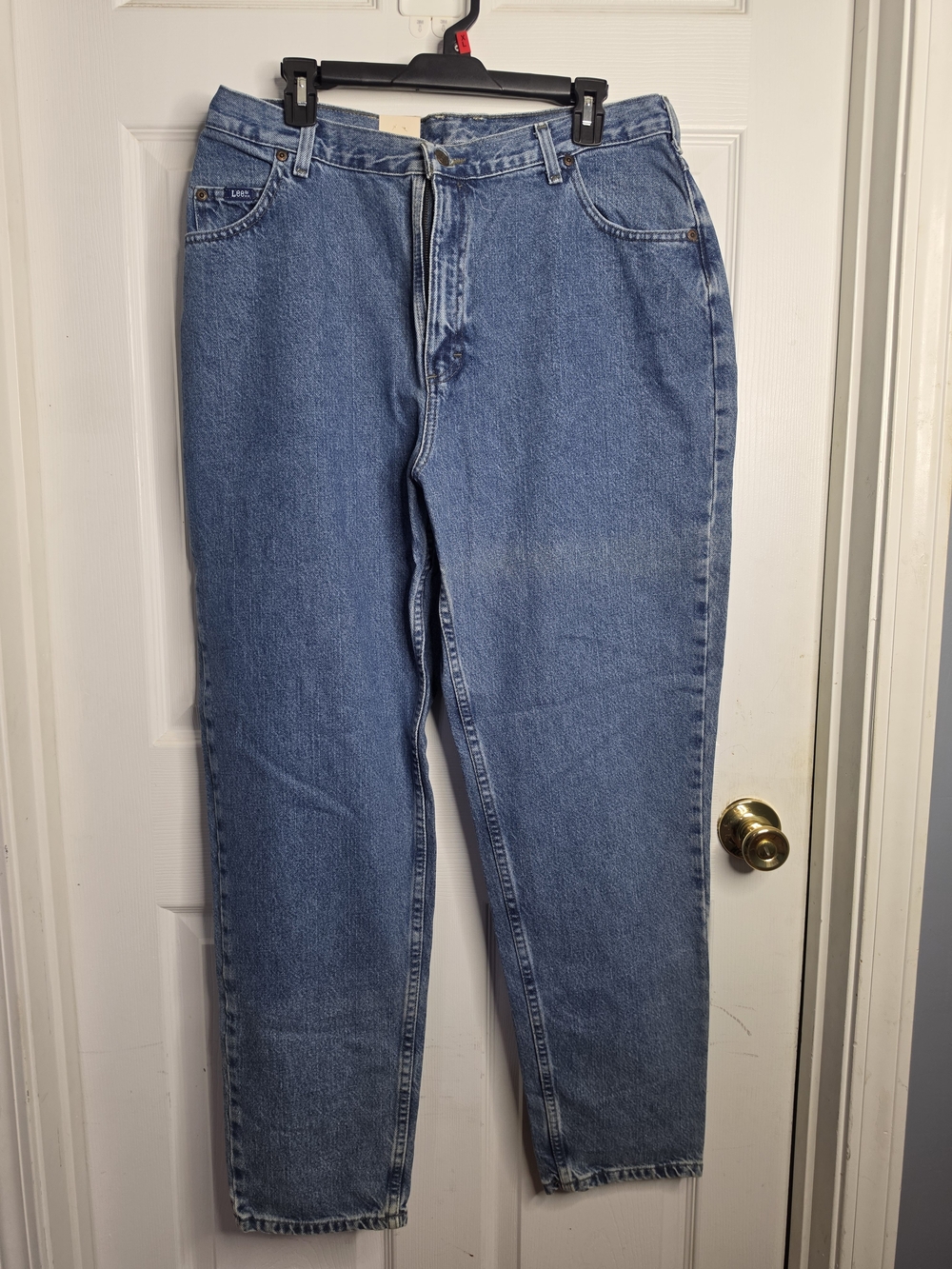 Lee Relaxed-Fit Medium Blue Denim Jeans